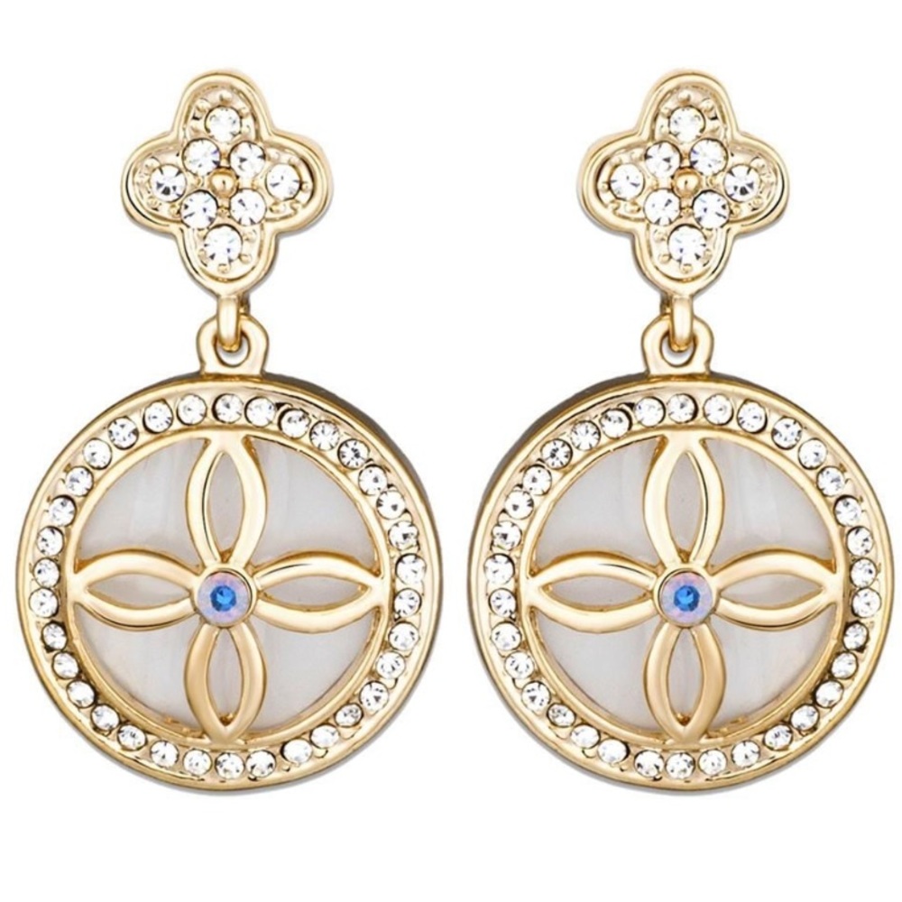 Decadence Earrings Embellished with Swarovski